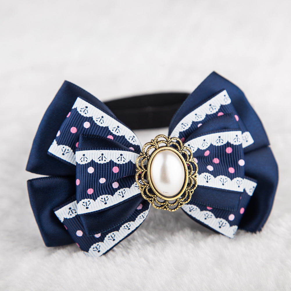 Adjustable Pet Bow Tie Collar for Photo-Ready Style