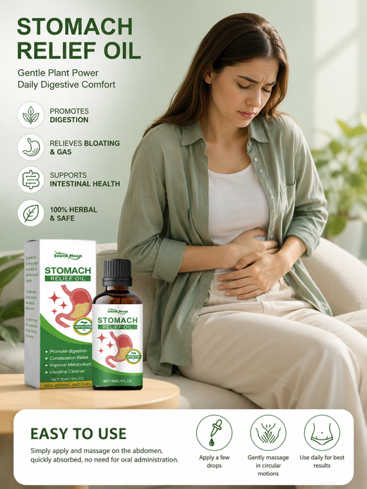 Stomach Soothing Oil — Natural Digestive Relief, Bloating