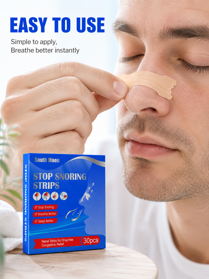 Anti Snoring Strips — Drug‑Free Nasal Strips for Better Sleep
