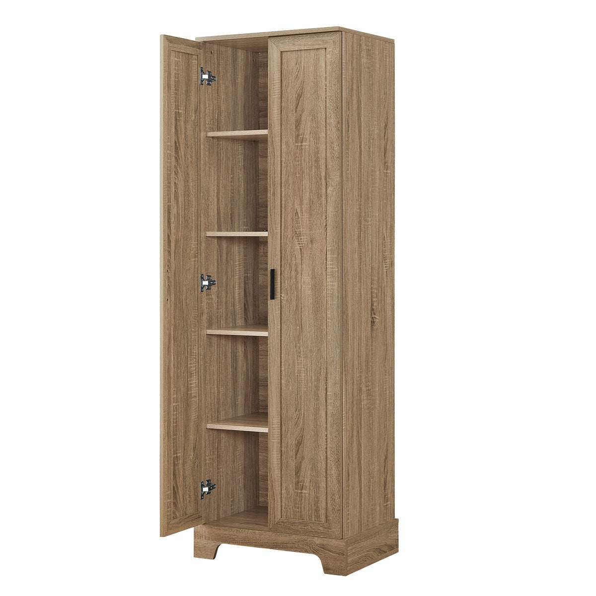 Two-Door Bathroom Storage Cabinet with Adjustable Shelves