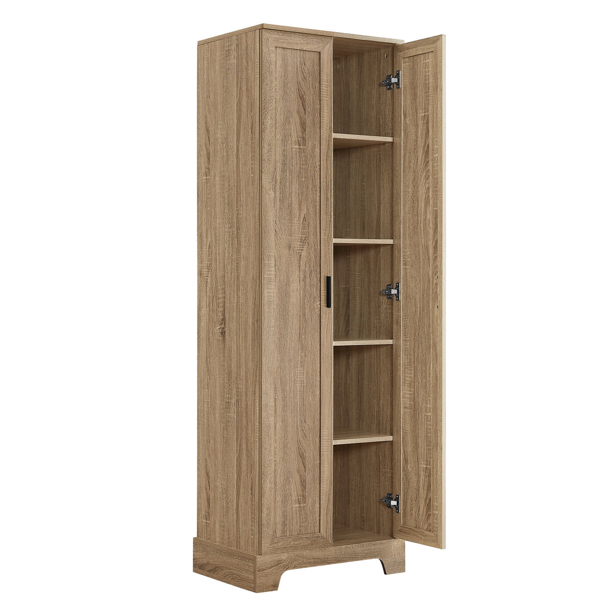 Two-Door Bathroom Storage Cabinet with Adjustable Shelves