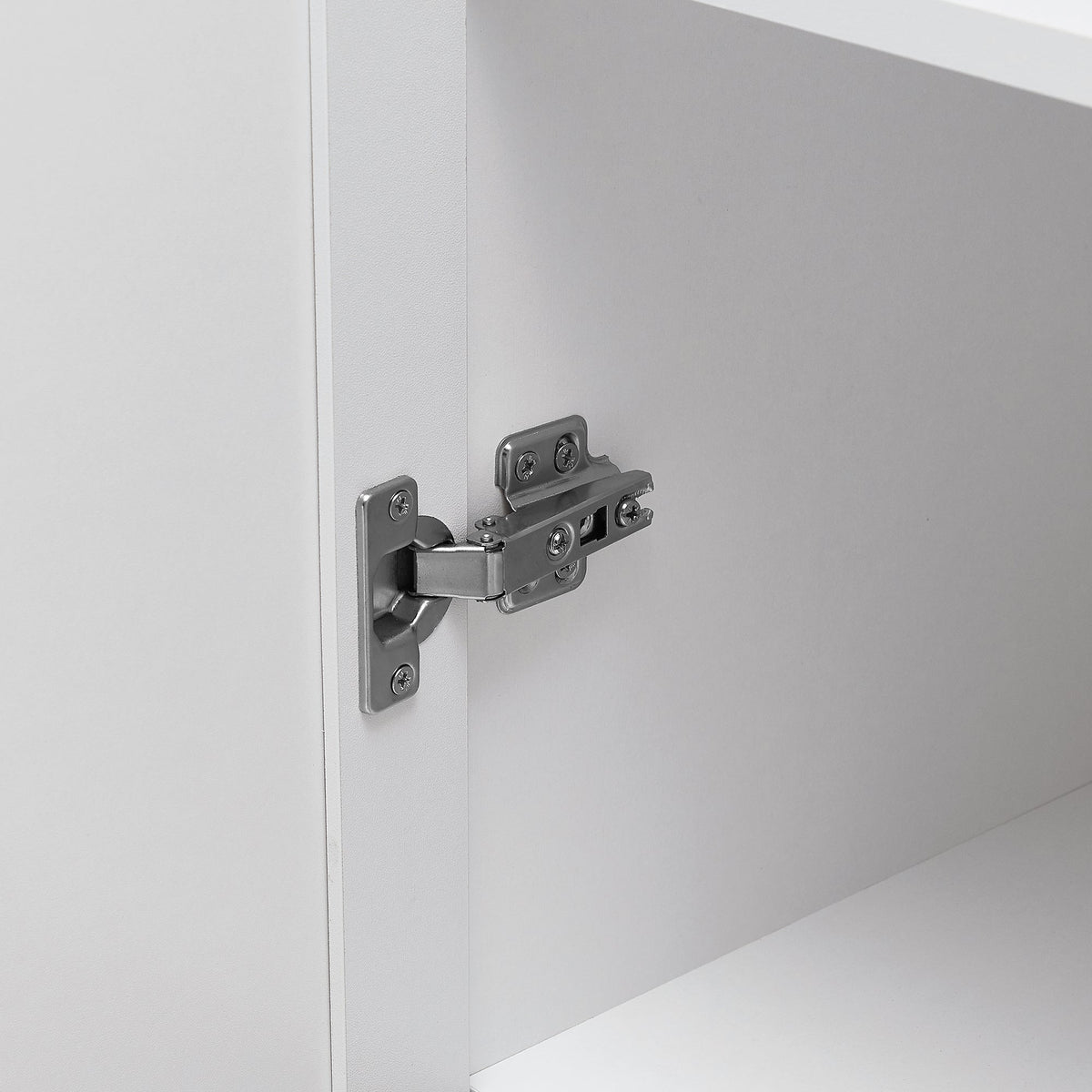 Bathroom Storage Cabinet with Doors and Adjustable Shelves