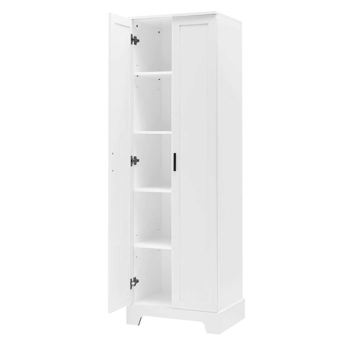 Bathroom Storage Cabinet with Doors and Adjustable Shelves