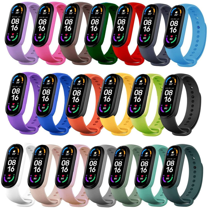 Soft Silicone Replacement Strap for Xiaomi Mi Band 7 6 5