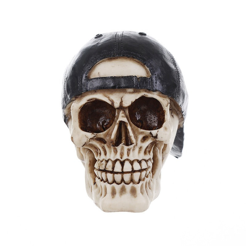 Street Dance Skull Ornament, Gothic Streetwear Decor