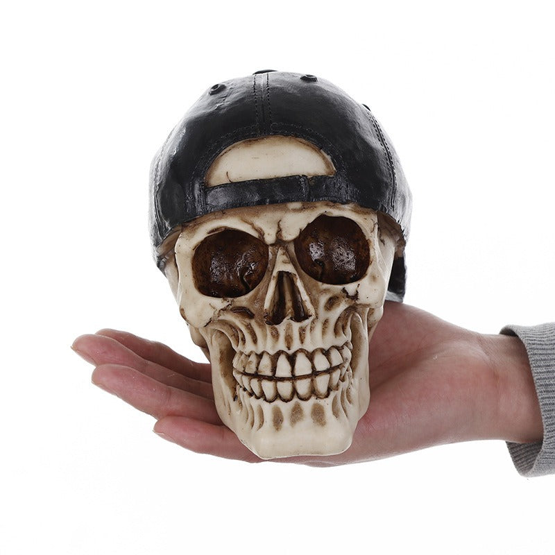 Street Dance Skull Ornament, Gothic Streetwear Decor