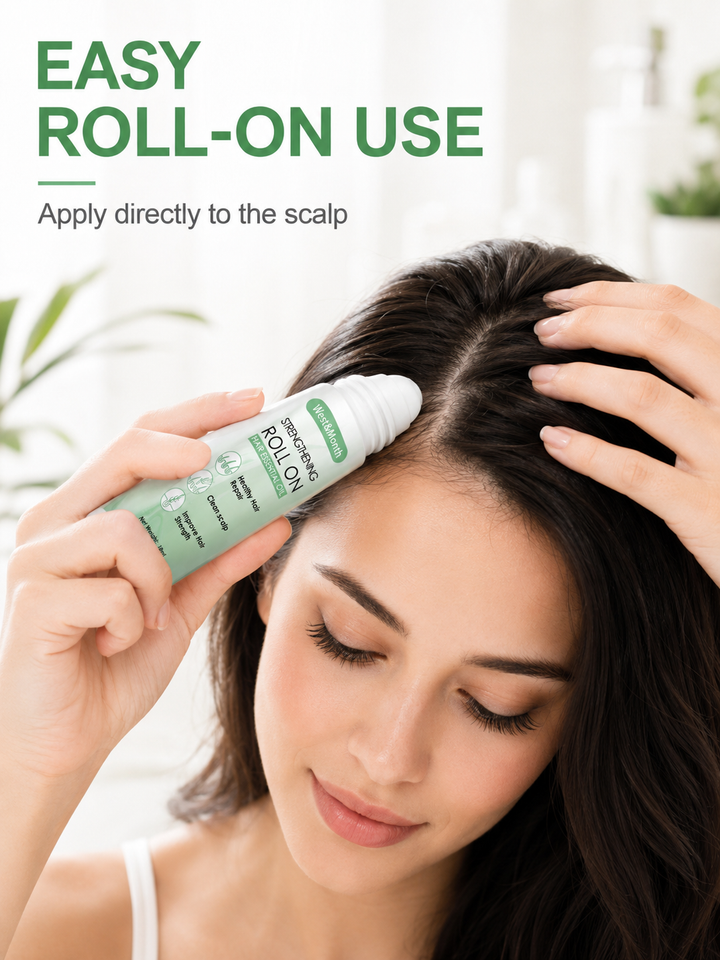 Strengthening Roll-On Hair Oil — Thicker, Fuller Hair in 4 Weeks