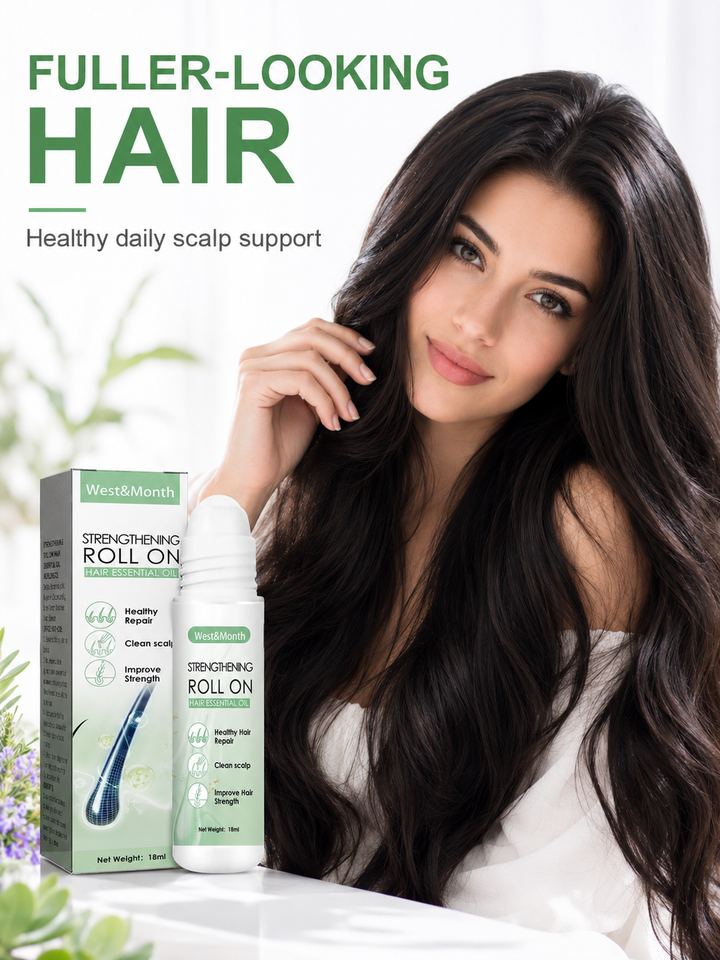 Strengthening Roll-On Hair Oil — Thicker, Fuller Hair in 4 Weeks