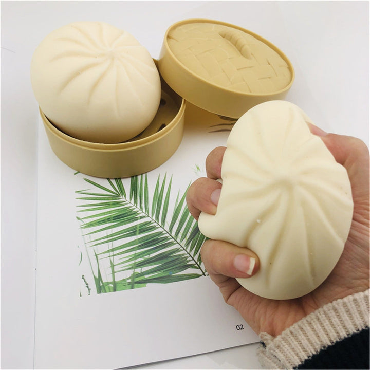 Bun-Shaped Sensory Fidget Toy for Quick Stress Relief