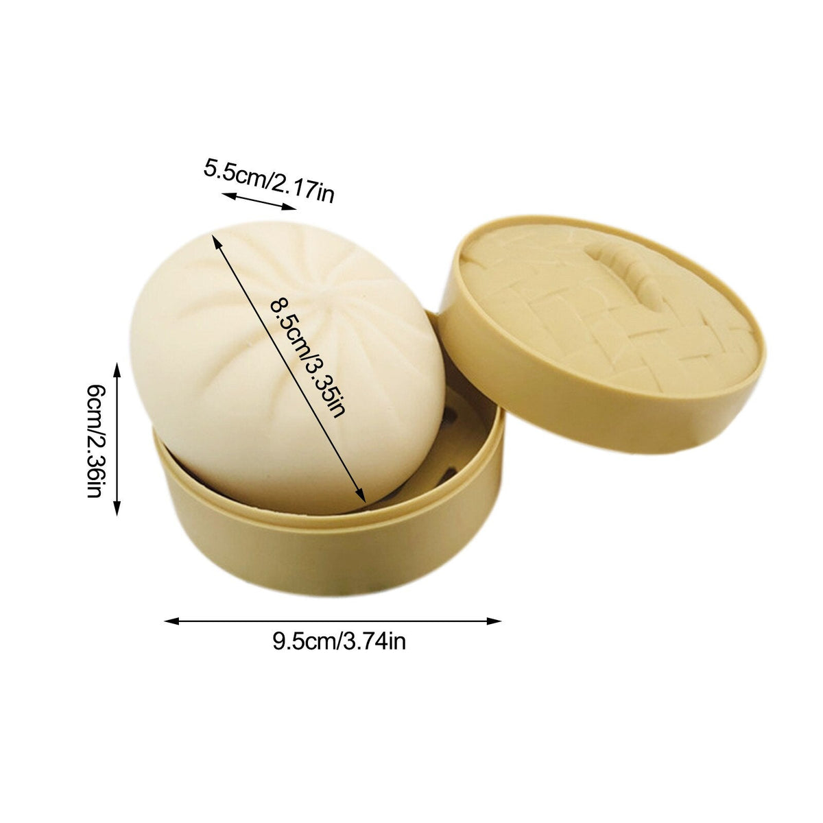 Bun-Shaped Sensory Fidget Toy for Quick Stress Relief