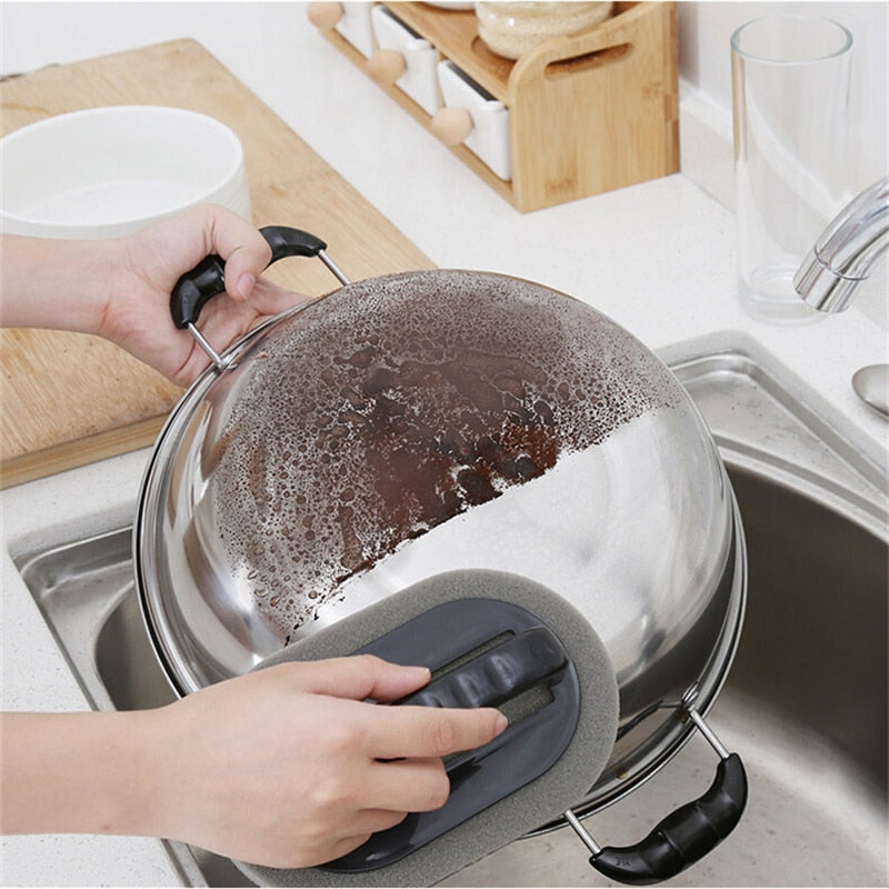 Kitchen Scrub Brush Sponge for Pots, Pans & Stovetops