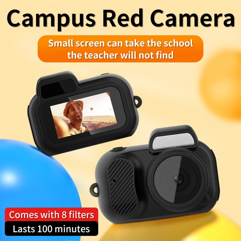 Retro CCD Student Camera with Screen and 8 Filters