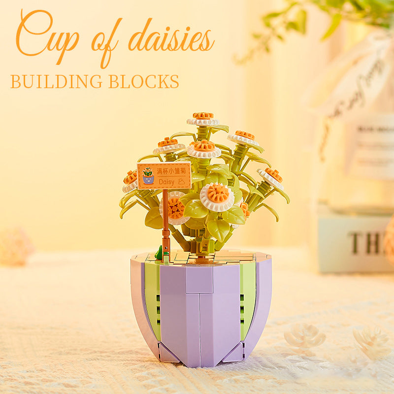 Succulent Building Blocks for Colorful Desktop Decor