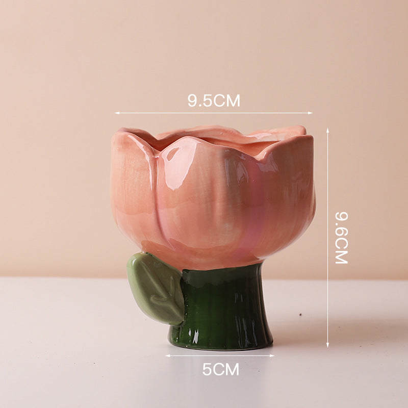 Ceramic Succulent Planters for Whimsical Small Spaces