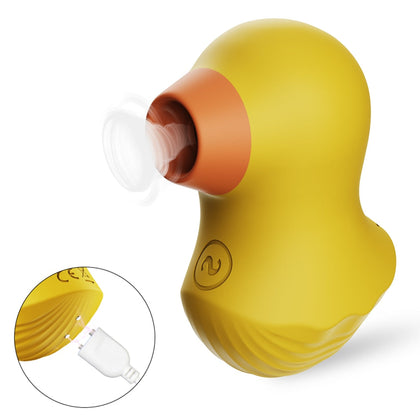 Sucking Vibrators - Rose Vibrator with Tongue Suction