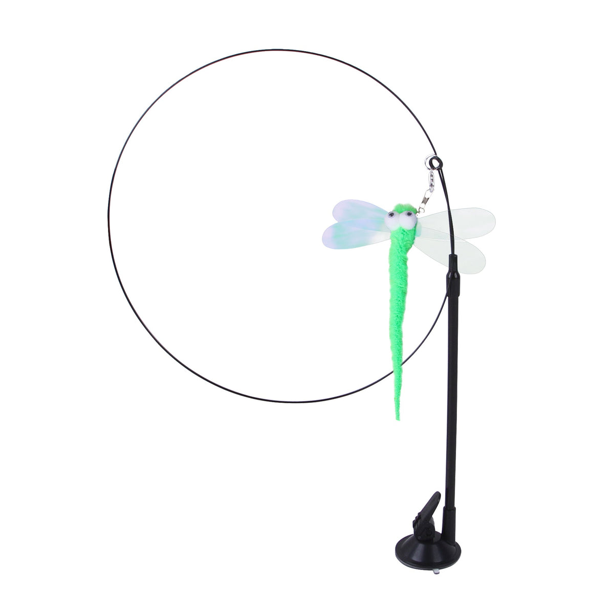 Suction Cup Cat Toy With Interchangeable Attachments