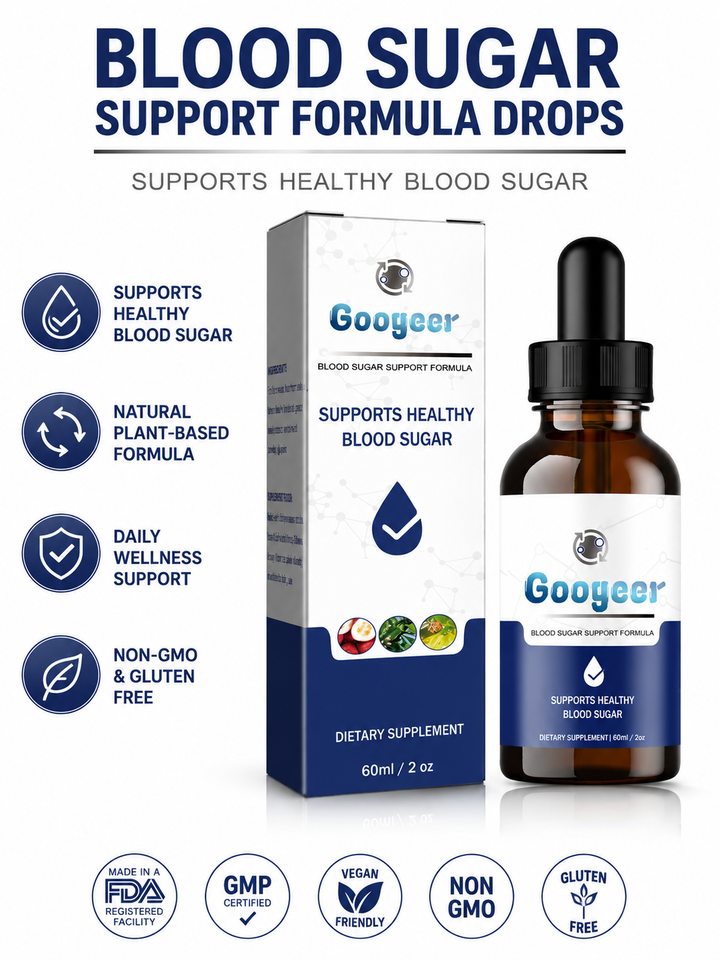 Blood Sugar Support Drops — Natural Liquid Formula