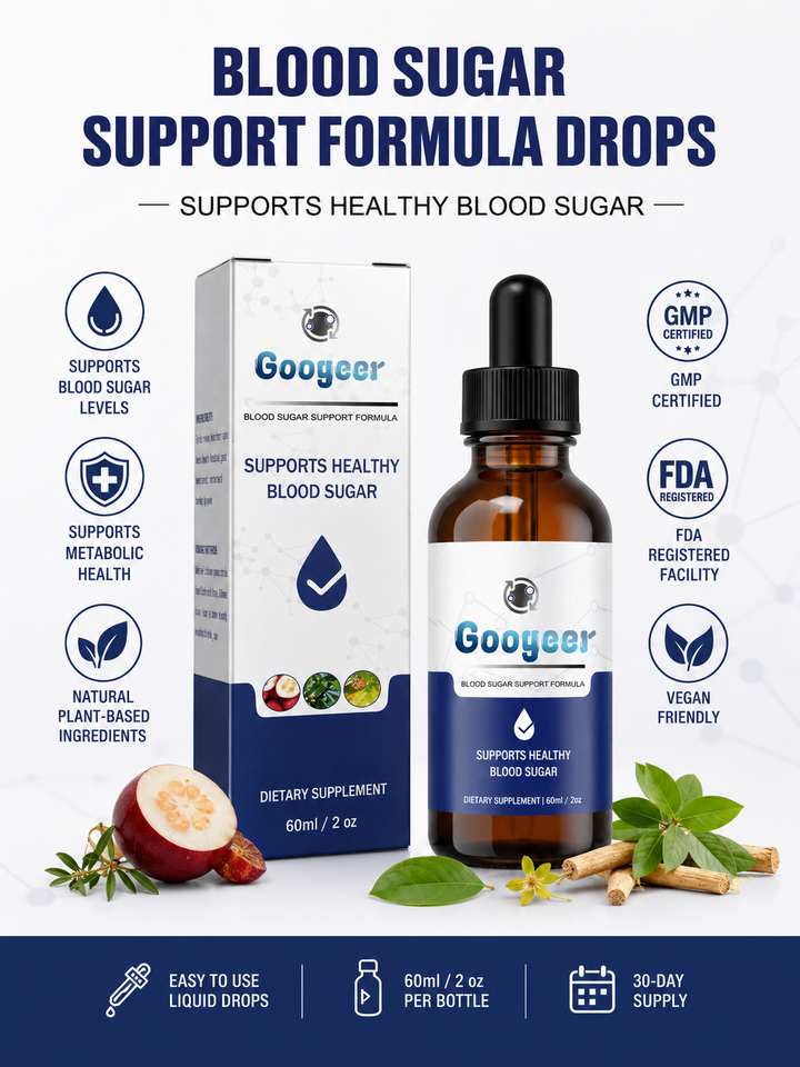 Blood Sugar Support Drops — Natural Liquid Formula
