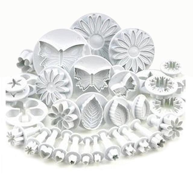 33 Piece Plunger Cutter Set for Fondant Cake Decorating