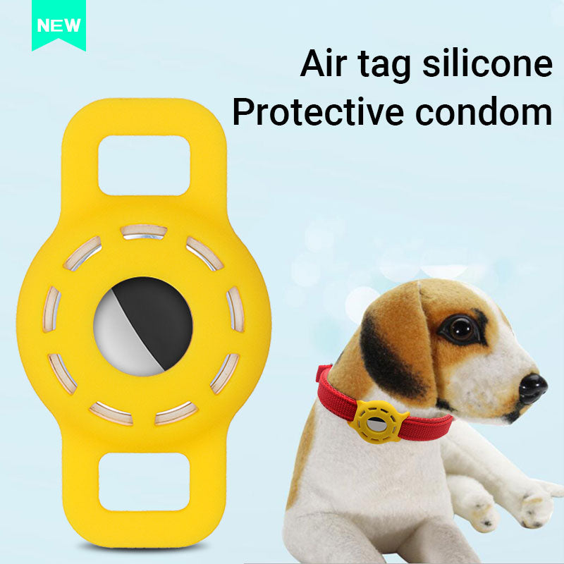 Apple AirTag Silicone Pet Collar Case | Secure Holder