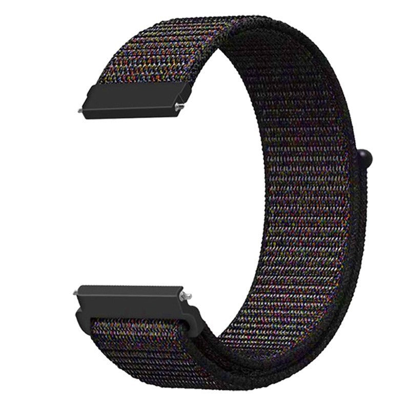 Nylon Loop Watch Band 20mm 22mm in 8 Quick-Swap Colors