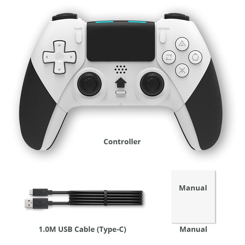 Wireless PS4 Controller with Vibration and Turbo Button