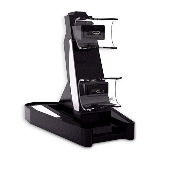 PS5 Dual Controller Charger Stand with USB-C Cradles