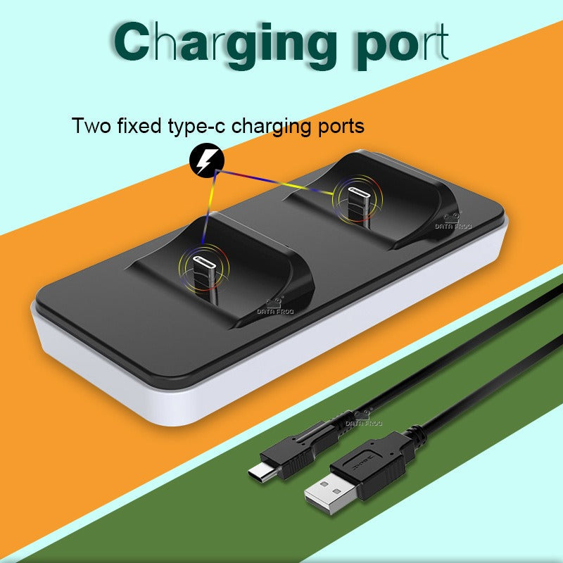 PS5 Dual Controller Charging Dock with Fast Charge