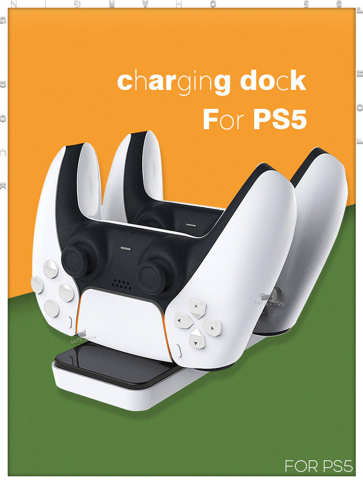 PS5 Dual Controller Charging Dock with Fast Charge