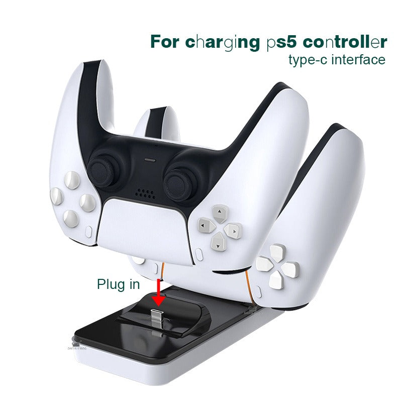 PS5 Dual Controller Charging Dock with Fast Charge