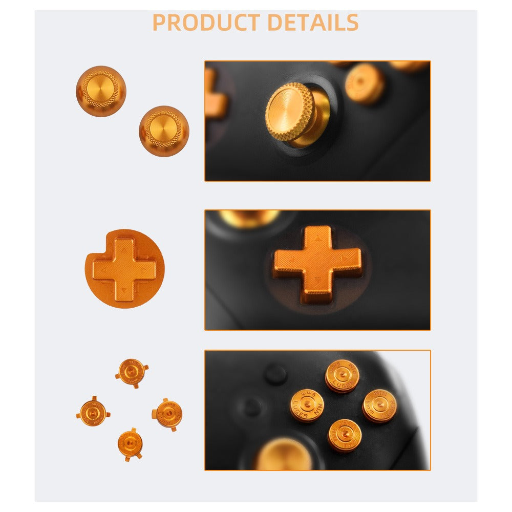 Metal Switch Pro Controller Buttons and Thumbstick Caps