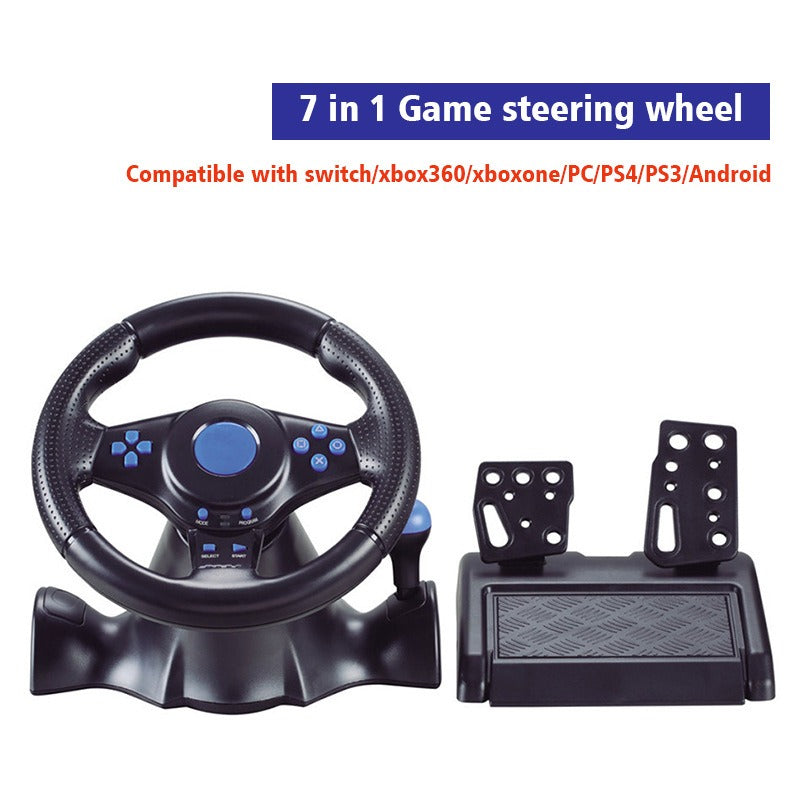 Racing Wheel with Pedals for Switch, Xbox, PS4 & PC