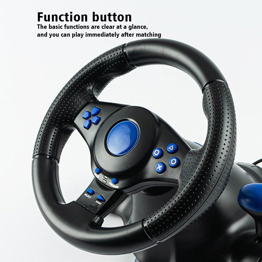 Racing Wheel with Pedals for Switch, Xbox, PS4 & PC