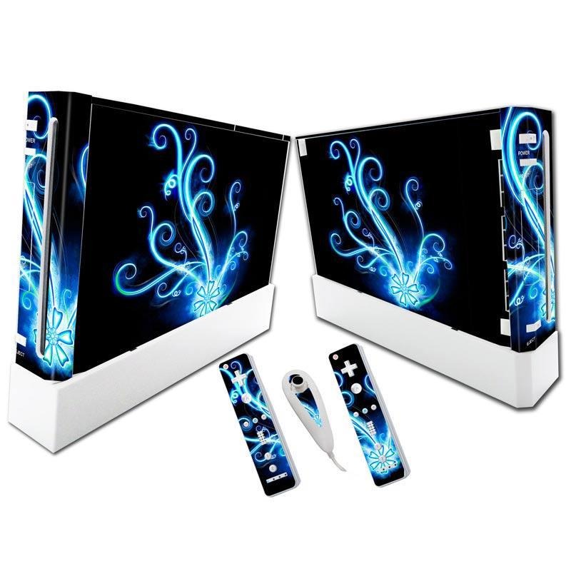 Wii Console Vinyl Skin Set with Full-Coverage Wraps