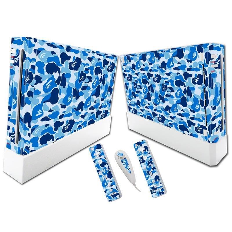 Wii Console Vinyl Skin Set with Full-Coverage Wraps