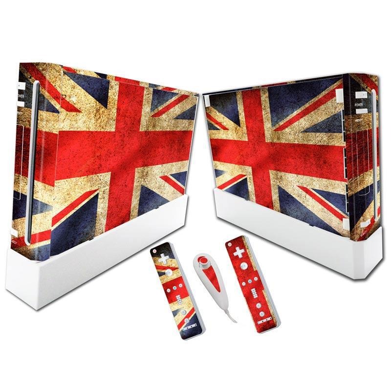 Wii Console Vinyl Skin Set with Full-Coverage Wraps