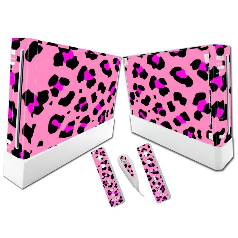 Wii Console Vinyl Skin Set with Full-Coverage Wraps