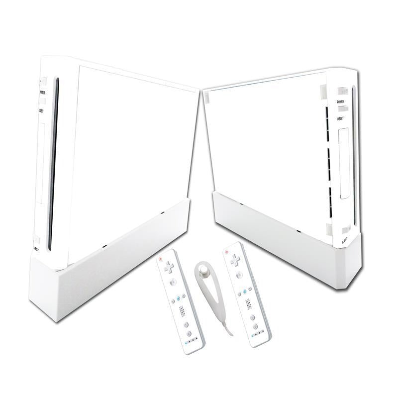 Wii Console Vinyl Skin Set with Full-Coverage Wraps