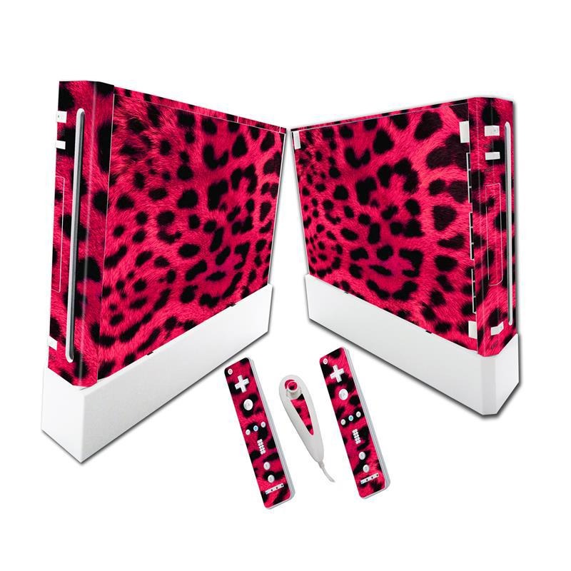 Wii Console Vinyl Skin Set with Full-Coverage Wraps