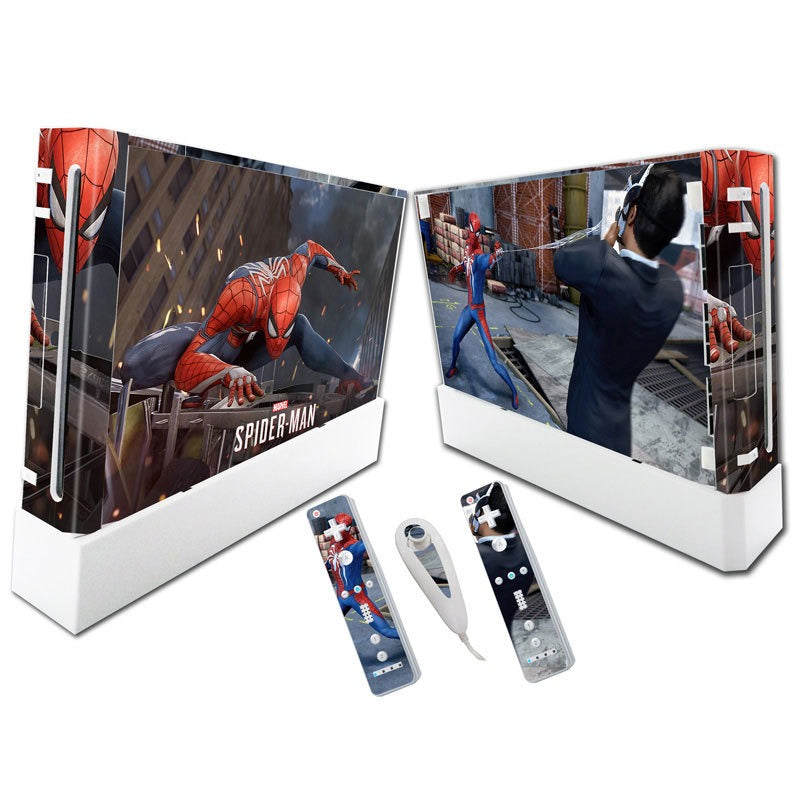 Wii Console Skin Stickers, Spider-Man & More Designs