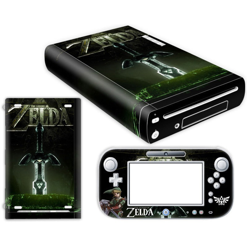 Wii U Anime Skin Sticker Set for Console and GamePad