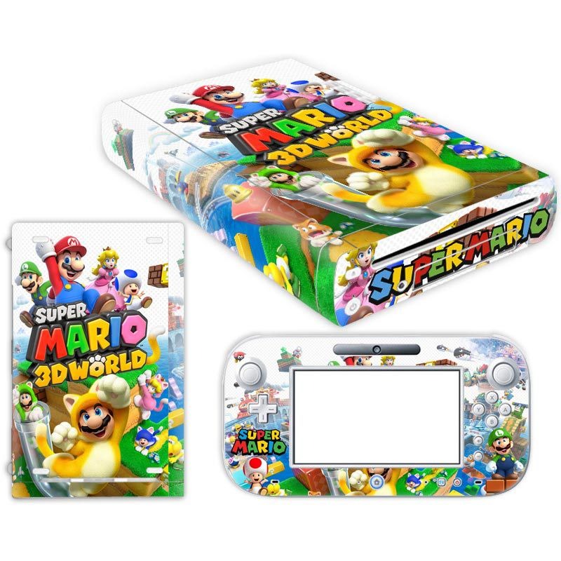 Wii U Anime Skin Sticker Set for Console and GamePad
