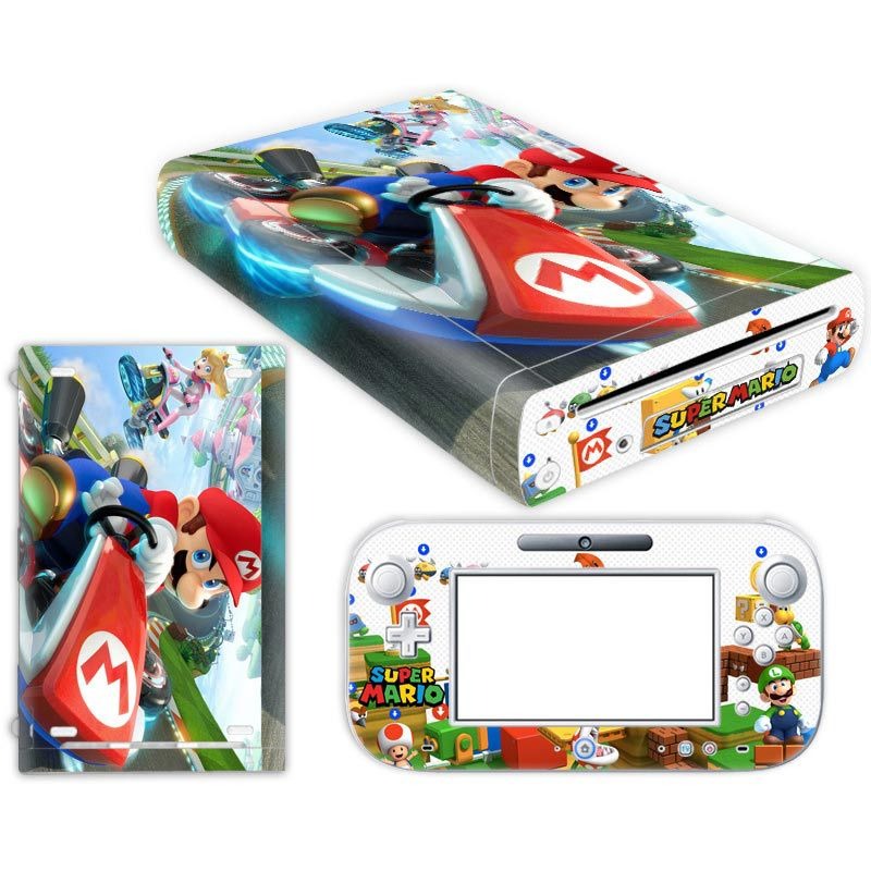 Wii U Anime Skin Sticker Set for Console and GamePad
