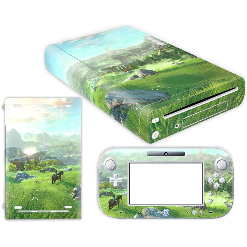 Wii U Anime Skin Sticker Set for Console and GamePad
