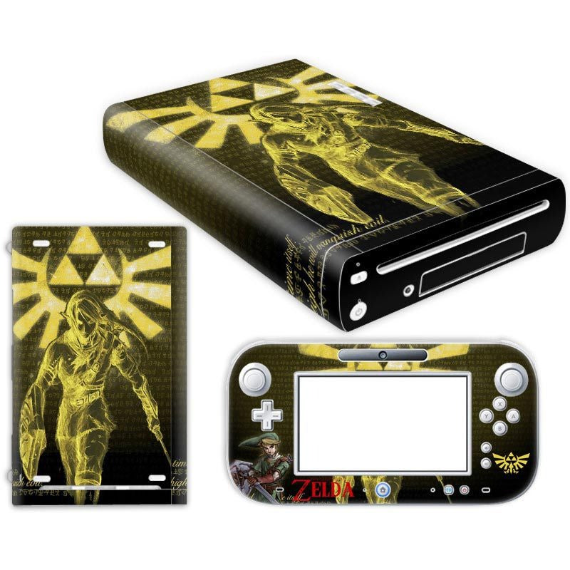 Wii U Anime Skin Sticker Set for Console and GamePad