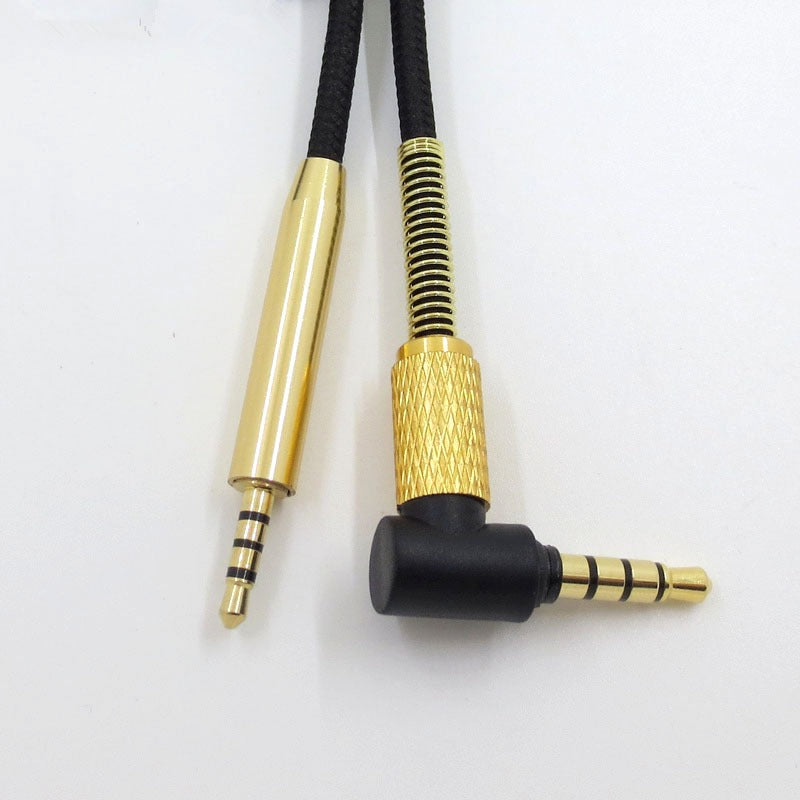 Braided Replacement Headphone Cable w/ Inline Remote