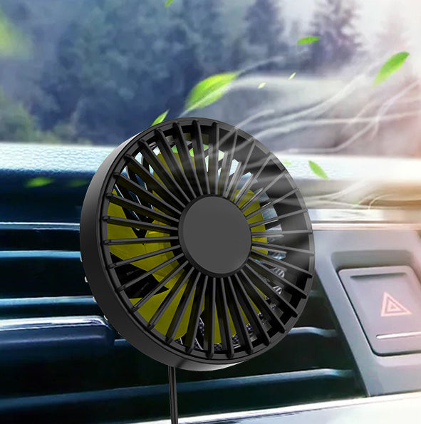 Clip-On USB Car Fan That Cools Your Seat on Hot Days