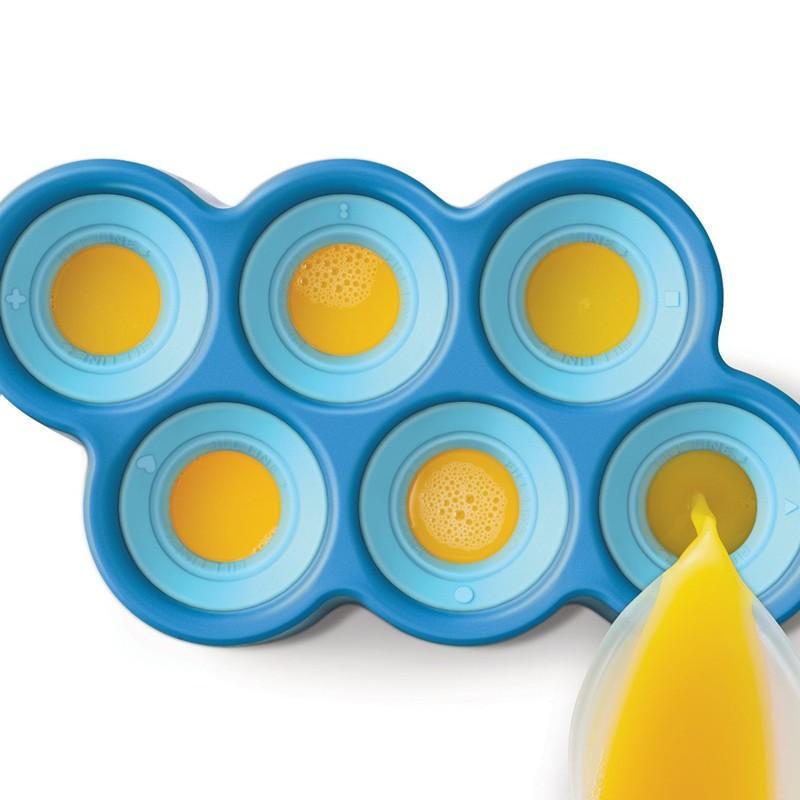 Fish Ice Pop Molds, 6-Cavity Silicone Popsicle Maker