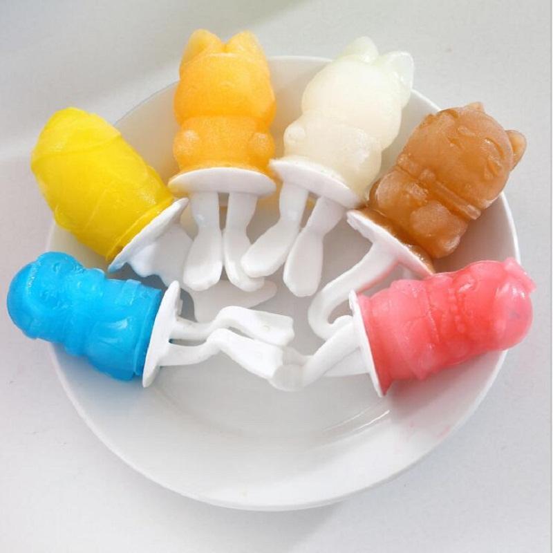 Fish Ice Pop Molds, 6-Cavity Silicone Popsicle Maker