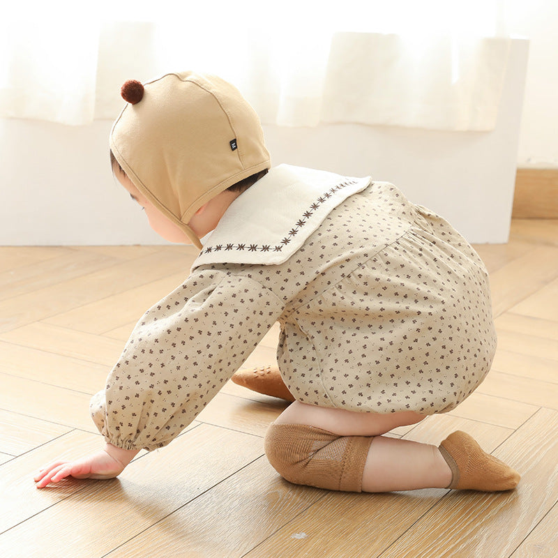 Baby Knee Pad Socks With Non-Slip Grip for Crawling